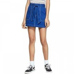 Blue Structured skirt